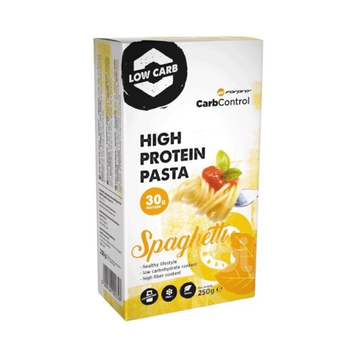 Forpro tészta spaghetti csökkentett szénhidrát, extra magas fehérje tartalommal 250g