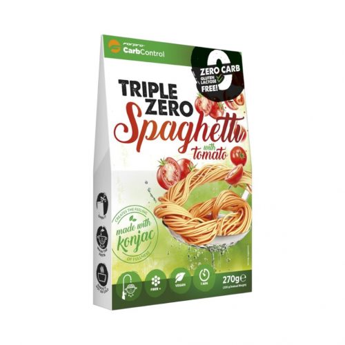 Forpro zero kalóriás tészta - spaghetti paradicsommal cukor/zsír/laktóz/glutén/szójamentes 270g