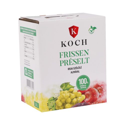 Koch frissen préselt irsai szőlőlé almával 3000 ml