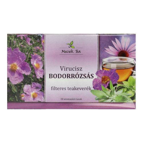 Mecsek virucisz bodorrózsás teakeverék 20x1,5 g 30 g