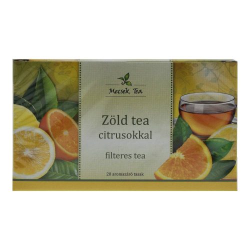 Mecsek zöld tea citrusokkal 20x2g 40 g