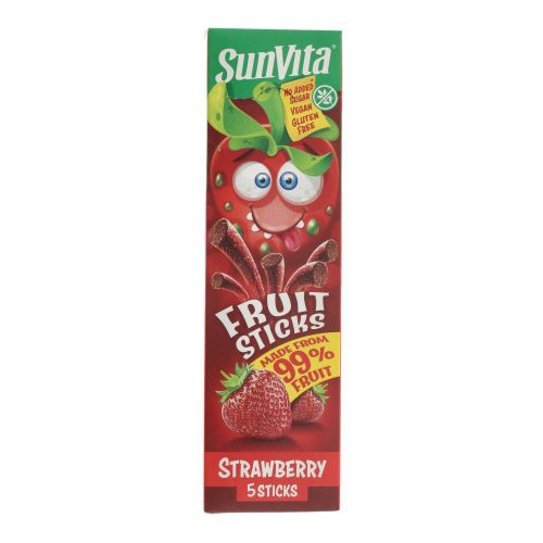 Sunvita fruit sticks eper 5 db 100g