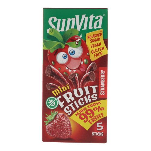 Sunvita mini fruit sticks eper 5 db 50g