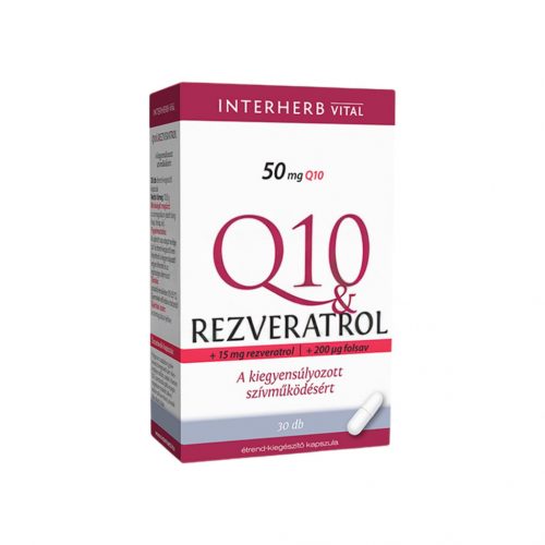 Interherb q10 & rezveratrol kapszula