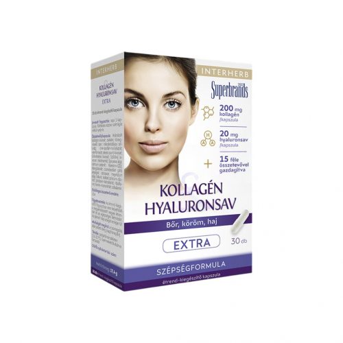 Interherb kollagén&hyaluronsav kapszula extra 30db