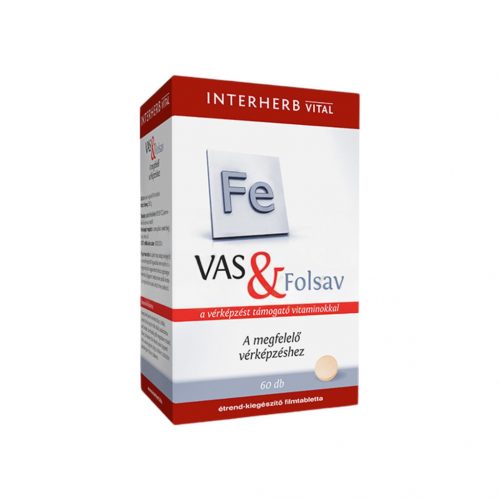 Interherb vas+folsav tabletta