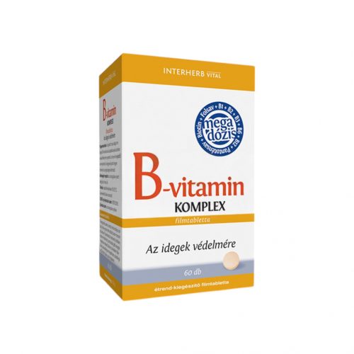 Interherb b-vitamin komplex tabletta 60db