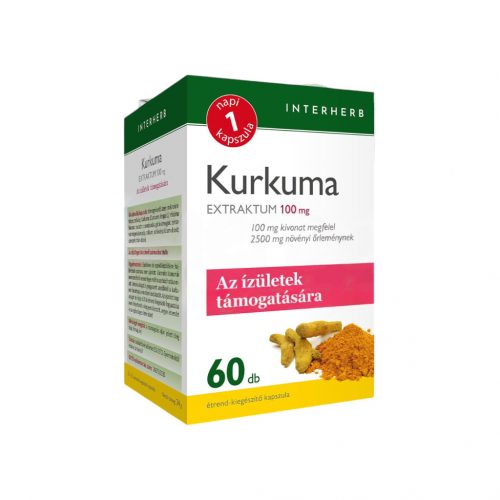 Interherb napi1 kurkuma extraktum kapszula 60db