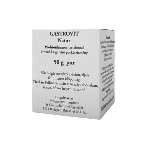 Gastrovit natur probiotikumot tartalmazó étrend-kiegészítő por 50 g