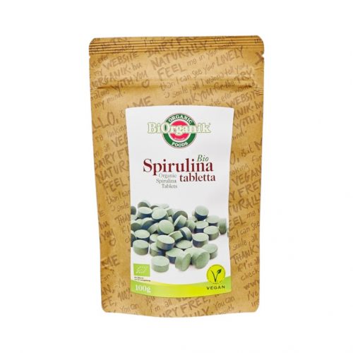 Biorganik bio spirulina tabletta 100g