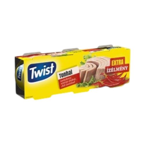 Twist tonhaltörzs növényi olajban chili 3x80g 240g