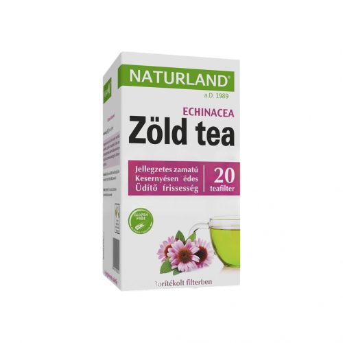 Naturland zöld tea echinaceával filteres 20x2g 40 g