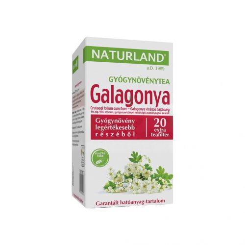 Naturland galagonya gyógynövénytea 20 db