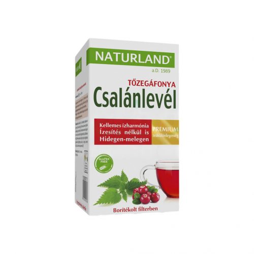 Naturland csalánlevél tőzegáfonya tea 20x1,2g 24 g