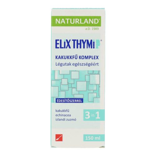 Naturland elixir thymi kakukkfű komplex 3in1 150 ml