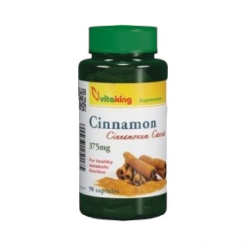 Vitaking cinnamon fahéj 375mg kapszula 90 db