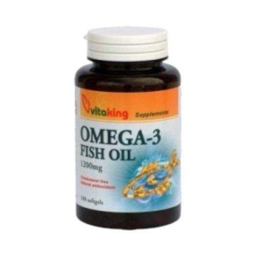 Vitaking omega-3 halolaj 1200 mg kapszula 90 db