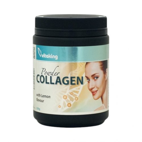 Vitaking collagen powder lemon citromos ízű kollagén por 330g