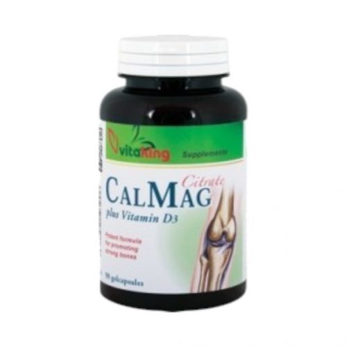 Vitaking calmag citrate + d-400 vitamin (90) lágykapszula