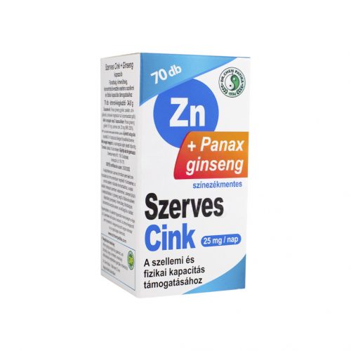 Dr.chen szerves cink+ginseng kapszula 70 db