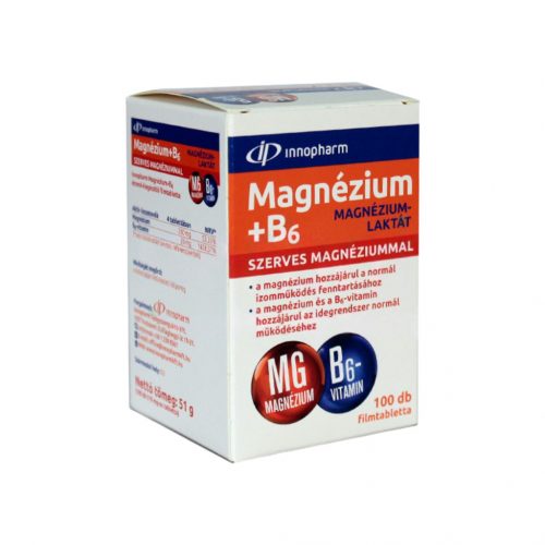 Innopharm magnézium laktát+b6 filmtabl.