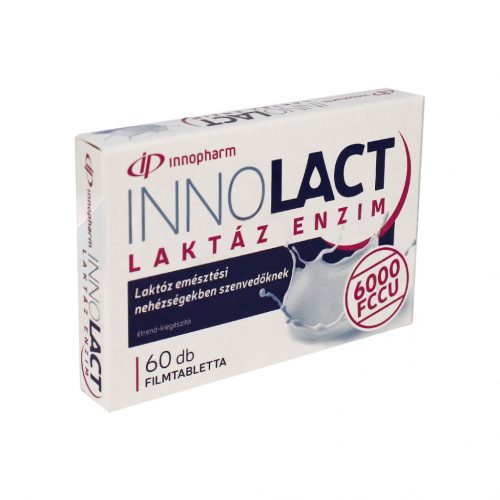 Innopharm innolact laktáz enzim 6000 fccu filmtabletta 60 db