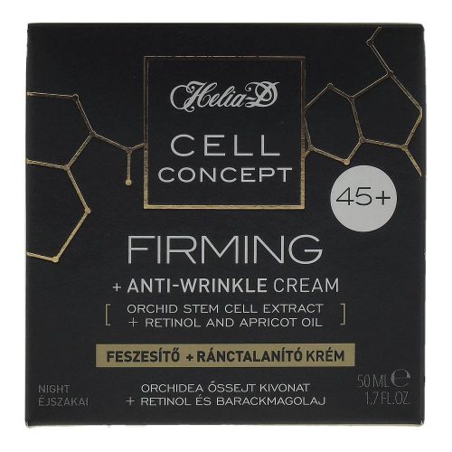 Helia-d cell concept 45+ feszesítő+ránctalanító éjszakai krém 50 ml