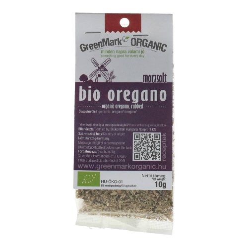 Greenmark bio oregano morzsolt 10g