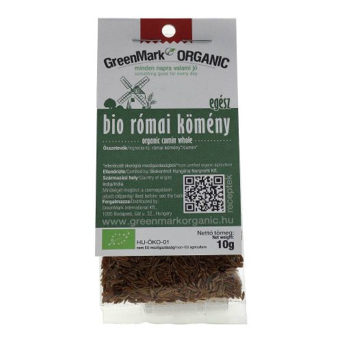 Greenmark bio római kömény egész 10g