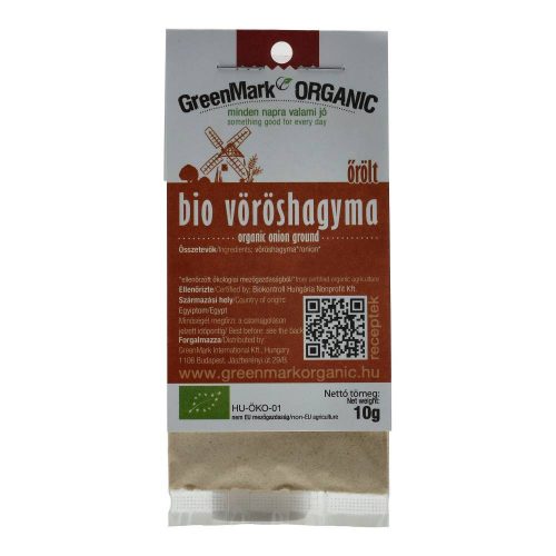 Greenmark bio vöröshagyma őrölt 10g