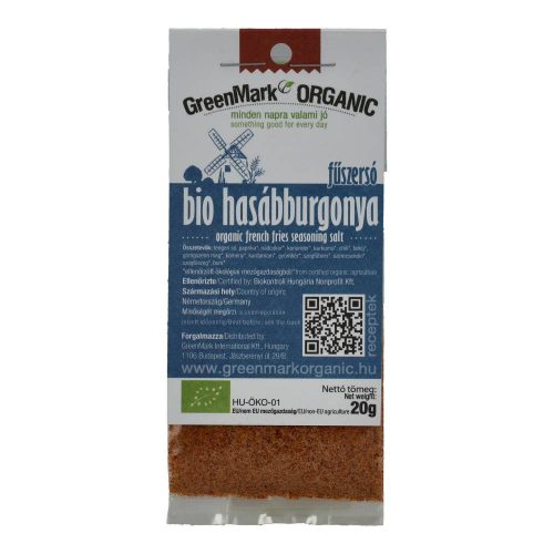 Greenmark bio hasábburgonya fűszersó 20g