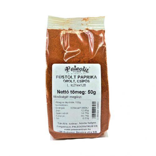 Paleolit füstölt paprika csípős 50g őrölt