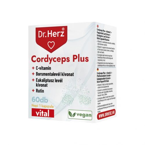 Dr.herz cordyceps plus+c-vitamin kapszula 60 db