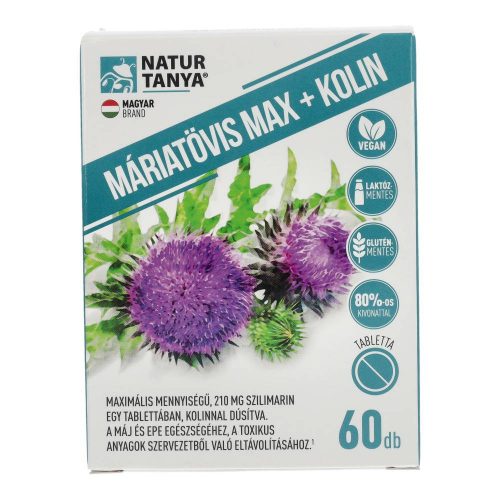 Natur tanya máriatövis max+kolin tabletta 60 db