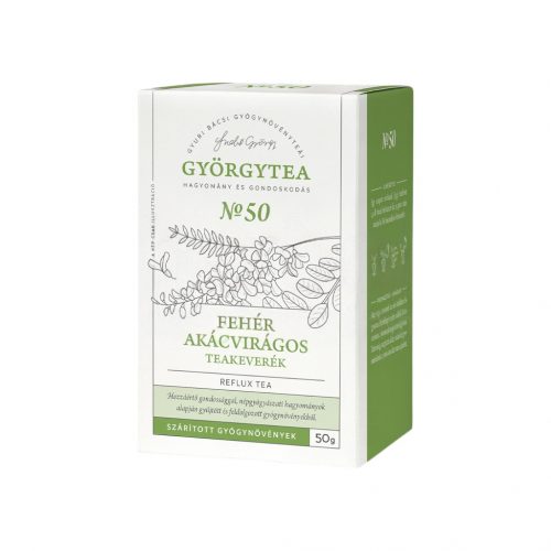 Györgytea Fehér akácvirágos  teakeverék Reflux tea No.50 50 g