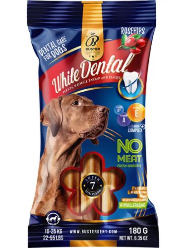 Buster csipkebogyó dental stick húsmentes vitaminokkal medium 10-25kg 180g