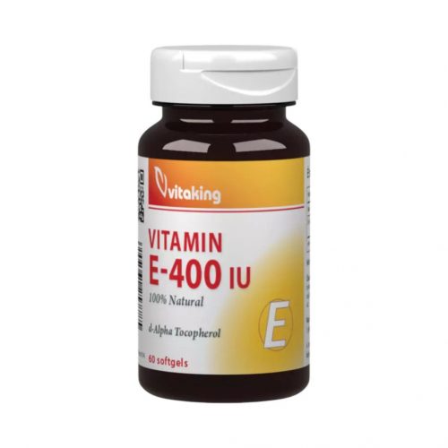 Vitaking e-vitamin 400iu természetes d-alpha lágykapszula 60 db