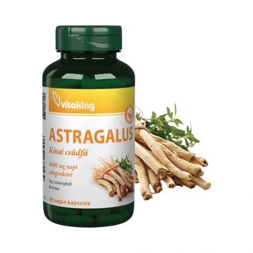 Vitaking astragalus 9000mg/napi adag (90 ) vegán kapszula (kínai csüdfű)