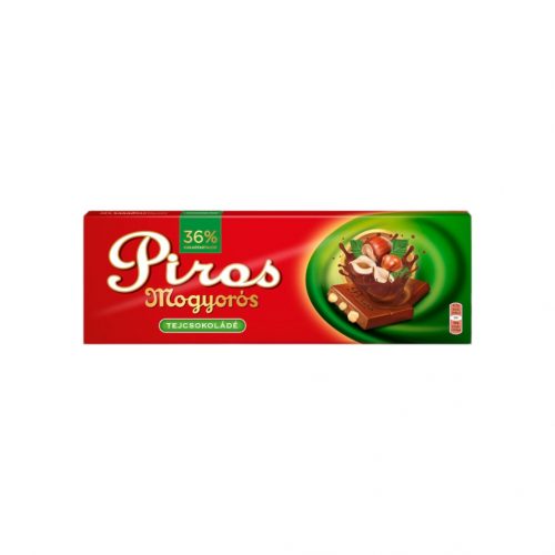 Piros mogyorós tejcsokoládé 250g