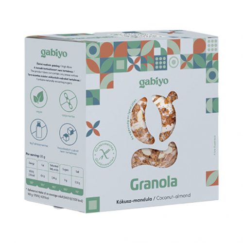 Gabiyo granola kókusz-mandula 275g