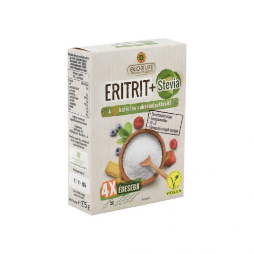 Oligo life eritrit+stevia 4x édesebb 275g