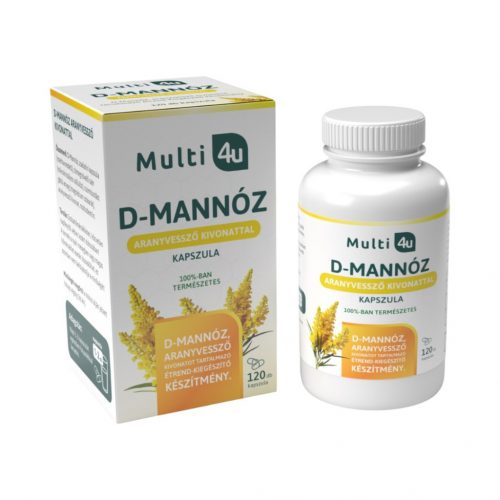 Multi 4u d-mannose kapszula aranyvessző kivonattal 120db