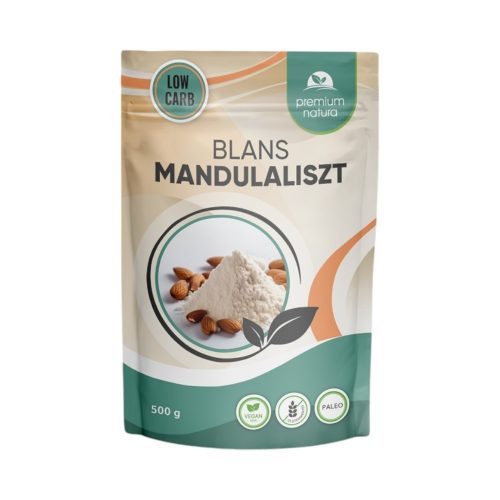 Premium natura blans mandulaliszt 500g