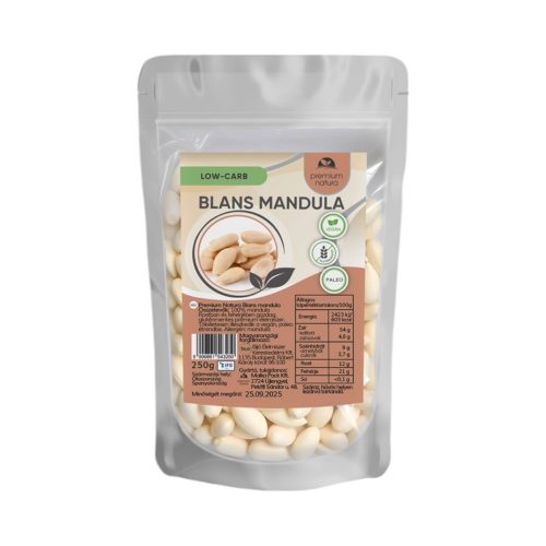 Premium natura blans mandula 250g