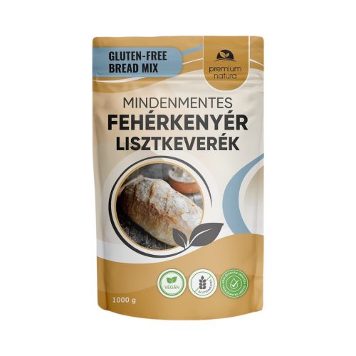 Premium natura mindenmentes fehérkenyér lisztkeverék 1000g