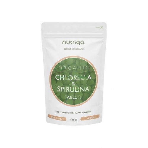 Nutriqa chlorella spirulina tabl. 125g