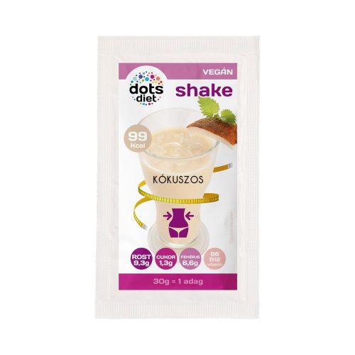 Dotsdiet shake por kókuszos ízű 30g