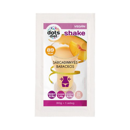 Dotsdiet shake por sárgadinnyés-barackos ízű 30g