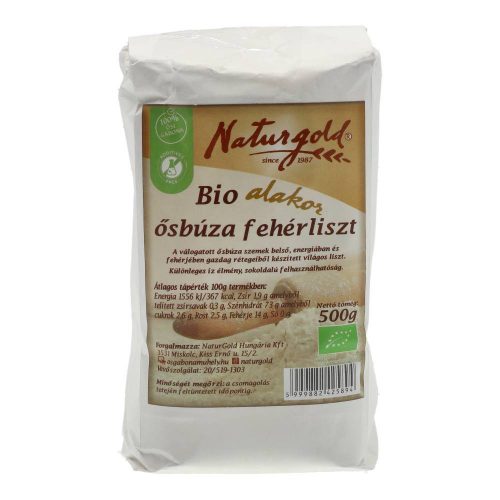 Naturgold bio alakor ősbúza fehérliszt 500 g