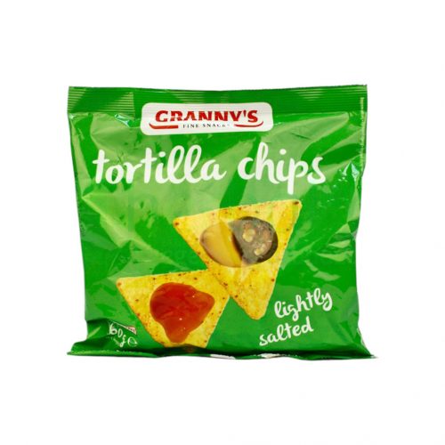 Grannys enyhén sós tortilla chips gluténmentes 60g